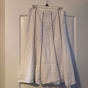 Black and white skirt